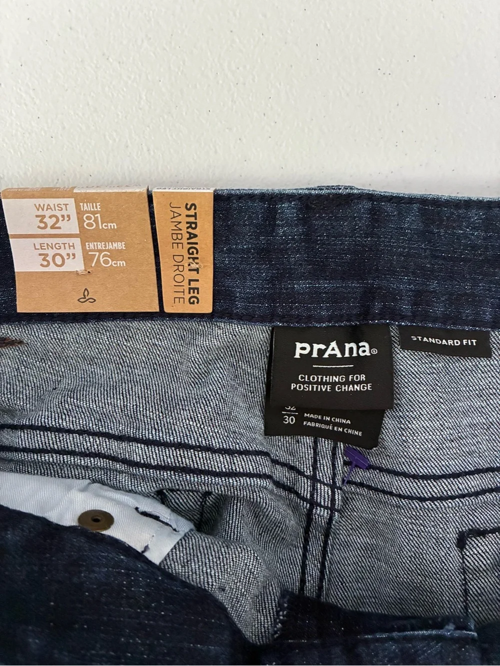 Prana Hillgard Jeans | Slim | Dark Ozone Wash | 32x30| NWT